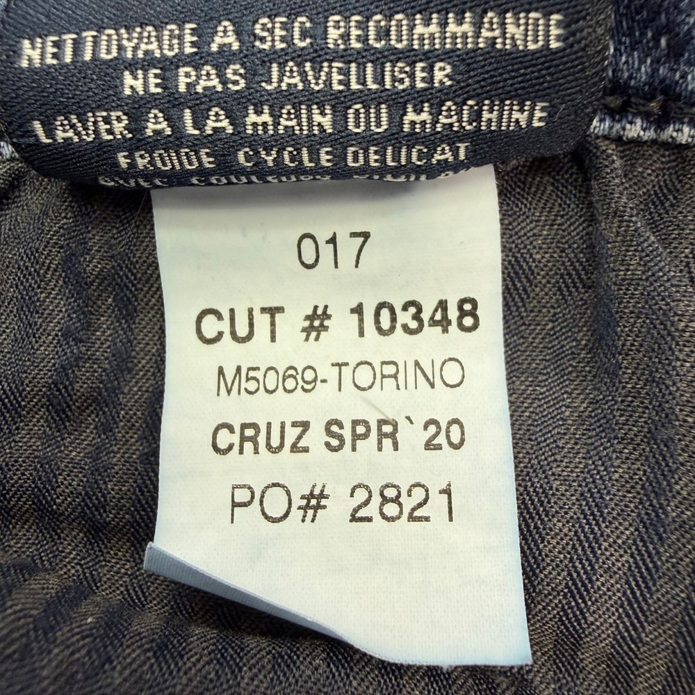 Fidelity Jeans Mens 34 (Fits 32x33.5) Blue Torino Slim Fit Cruz Stretch *FADED - Picture 7 of 16